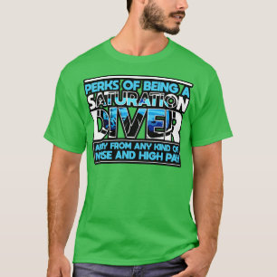 T-shirt Saturation Plaisir D'Être Un Plongeur Saturation