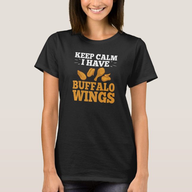 T-shirt Sauce à ailes chaudes au poulet frit de Buffalo 2 (Devant)