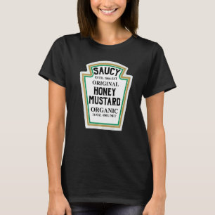 T-shirt Sauce aux aliments de moutarde de miel