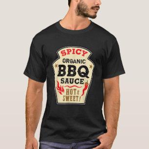 T-shirt Sauce BBQ Chaud Piquant Grill Ketchup Barbeque