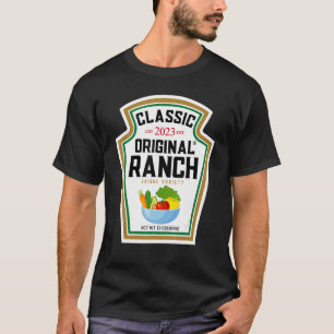 T-shirt Sauce Ranch Salade verte Dressing Costume d'Hallow