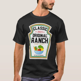 T-shirt Sauce Ranch Salade verte Dressing Costume d'Hallow