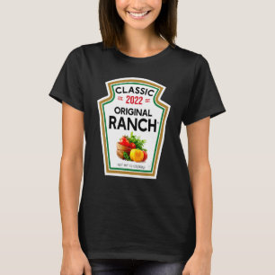 T-shirt Sauce Ranch Salade verte Dressing Costume d'Hallow