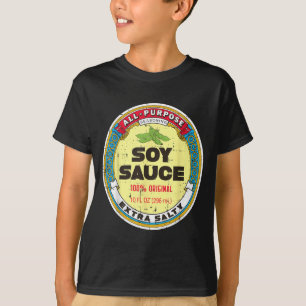 T-shirt Sauce soja Halloween Costume de nourriture drôle p