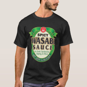 T-shirt Sauce Wasabi Paste Sauce Hot Spicy Sushi Sashimi H