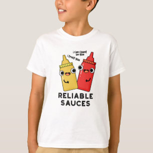 T-shirt Sauces Fiables Funny Food Pun