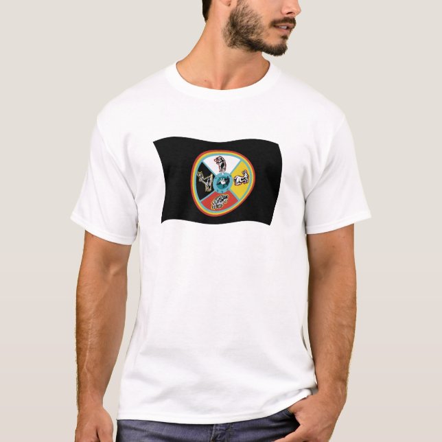 T-shirt Sault Ste. Chemise à drapeau Marie Tribe (Devant)