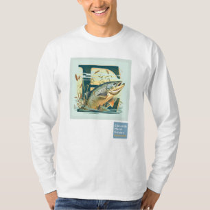 T-shirt Saumon à manches longues pour hommes de Ma