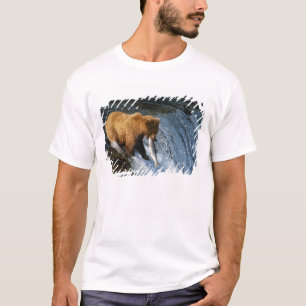 T-shirt Saumon Brown de l'Alaska à Brooks