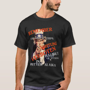 T-shirt Saumon Chinook Coho Alaska Souvenir Voyage Vacance