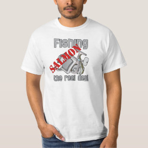 T-shirt Saumon de pêche Le Reel Deal Chemise de pêche