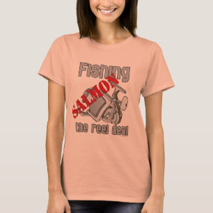 T-shirt Saumon de pêche Le Reel Deal Chemise de pêche