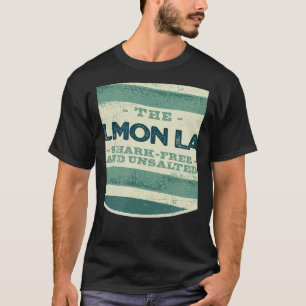 T-shirt Saumon Lake Shark Camping libre et non salé Alaska