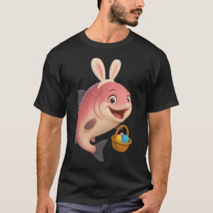 T-shirt Saumon rose de Pâques