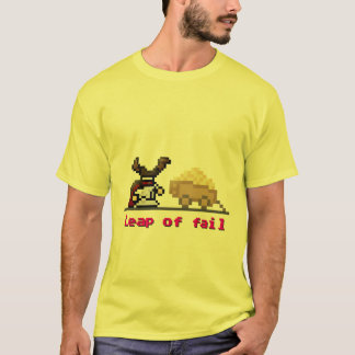 T-shirt saut à 8 bits d'échouer