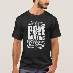 T-shirt Saut à la perche débutant entraîneur de saut à la 