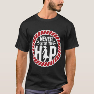 T-shirt Saut de corde Saut de saut Saut de saut de saut de