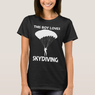 T-shirt Saut en parachute cool pour garçons Enfants parach