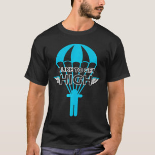 T-shirt Saut en parachute Drôle de parachute Amour de para