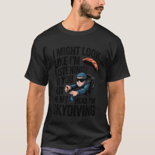 T-shirt Saut en parachute drôle Sauter Parachutiste Hommes