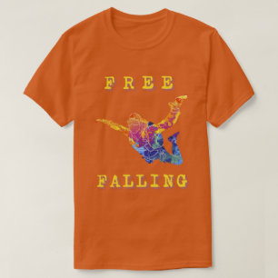 T-shirt Saut en parachute en chute libre sports extrêmes s