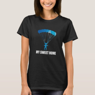 T-shirt Saut en parachute Mon doux chez moi Saut en parach