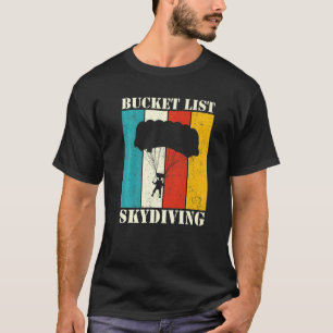 T-shirt Saut en parachute pour hommes femmes parachutiste