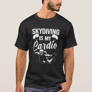 T-shirt Saut en parachute pour hommes femmes parachutiste