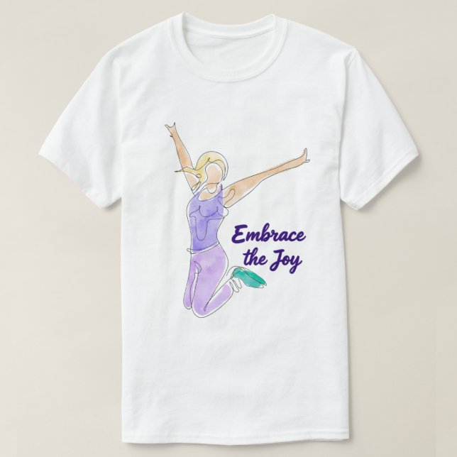 T-shirt Saut joyeux (Design devant)