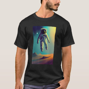 T-shirt Saut Spaceman Universe Space Astronaut Galaxy