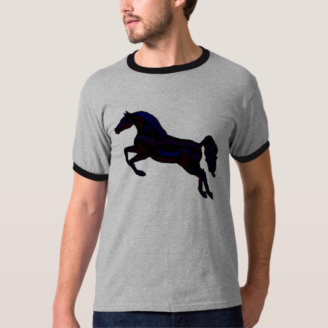 T-shirt sautant de cheval (Devant)