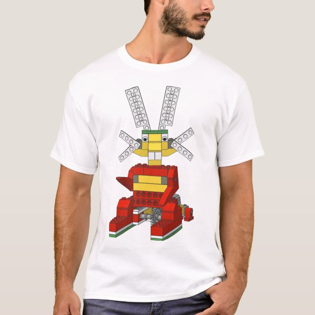 T-shirt sautant de lapin (Devant)