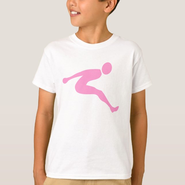T-shirt Saute longue - rose (Devant)