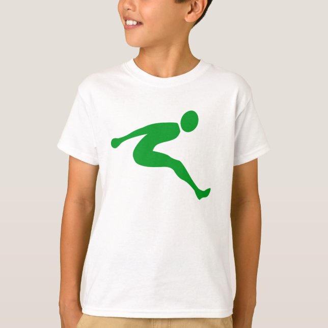 T-shirt Saute longue - Vert herbe (Devant)