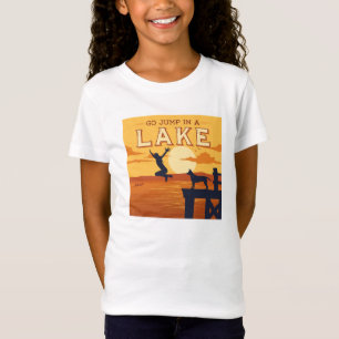T-Shirt Sauter Sur Un Lac