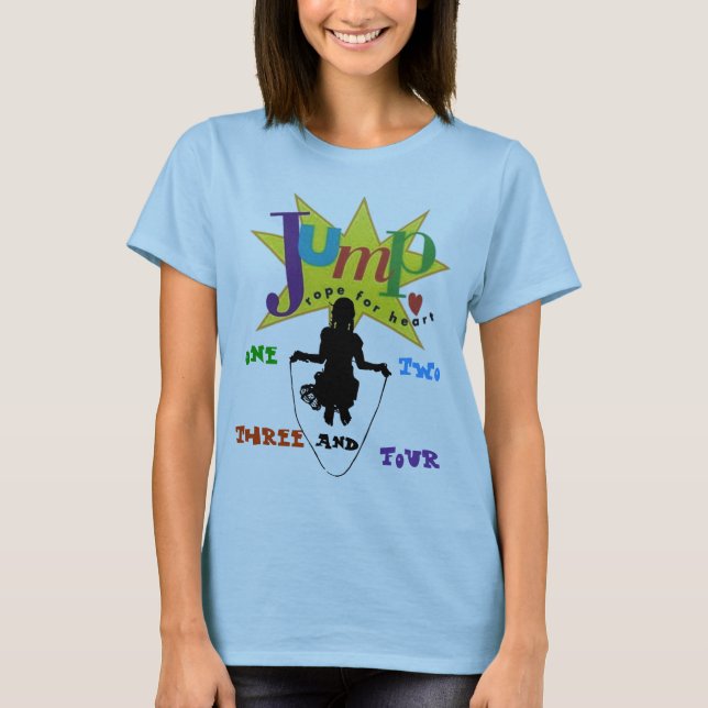 T-shirt sauter votre coeur (Devant)