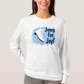 T-shirt Sautez pour le patin de bleu de joie