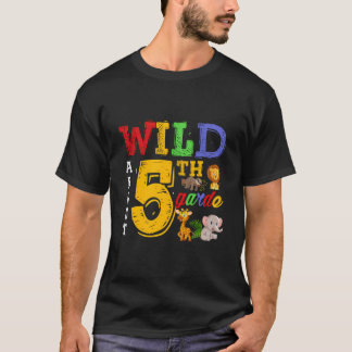 T-shirt Sauvage À Propos Des Chemises De 5E Année Safari A