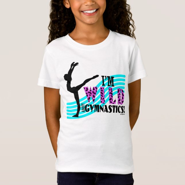 T-Shirt Sauvage au sujet de la gymnastique (Devant)