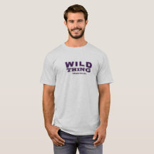 T-shirt sauvage de chose avec l'opossum et le logo