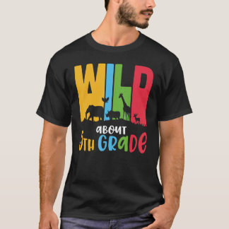 T-shirt Sauvage Environ Les Enfants De 5E Année Retour À L