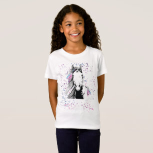 T-shirt sauvage, libre, et coloré de la jeunesse