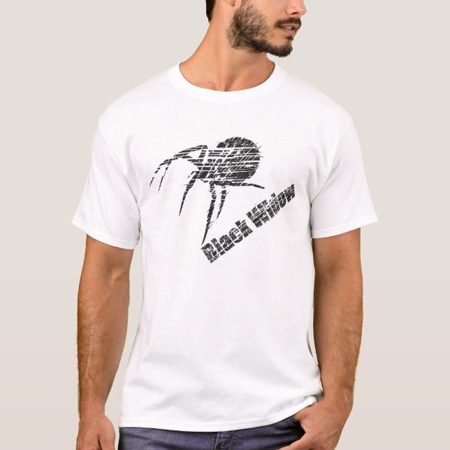 T-shirt SAUVAGE - veuve noire, noire (Devant)