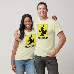 T-shirt Sauvant la grenouille du monde un à la fois