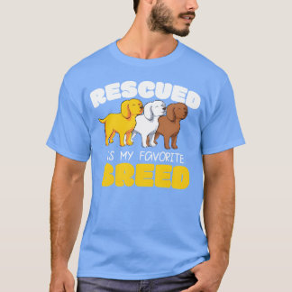 T-shirt Sauvé est ma race préférée Droits des animaux Végé