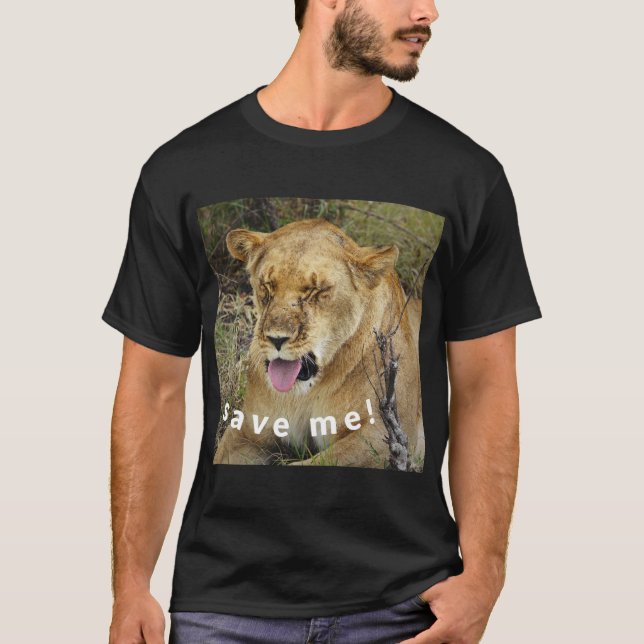 T-shirt sauve-moi ! (Devant)