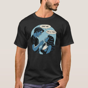 T-shirt « Sauve-moi – JPG ou PDF ? » Dessinateur graphique