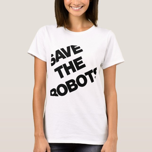 T-shirt Sauvegardez les robots après les heures Club NYC (Devant)