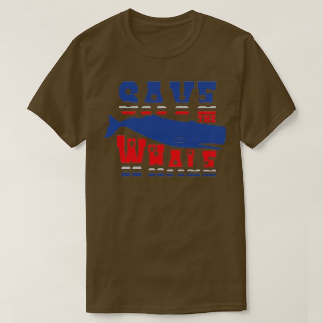 T-SHIRT SAUVER LA BALEINE 5 (Design devant)