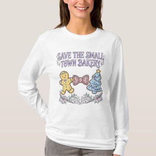 T-shirt Sauver la boulangerie de la petite ville Élégant P